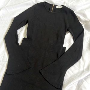 ZARA KNIT MIDI-DRESS